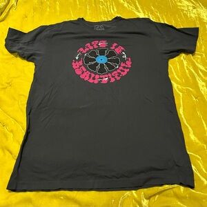 Life is Beautiful Men's Charcoal XXL Graphic Music Festival Tee